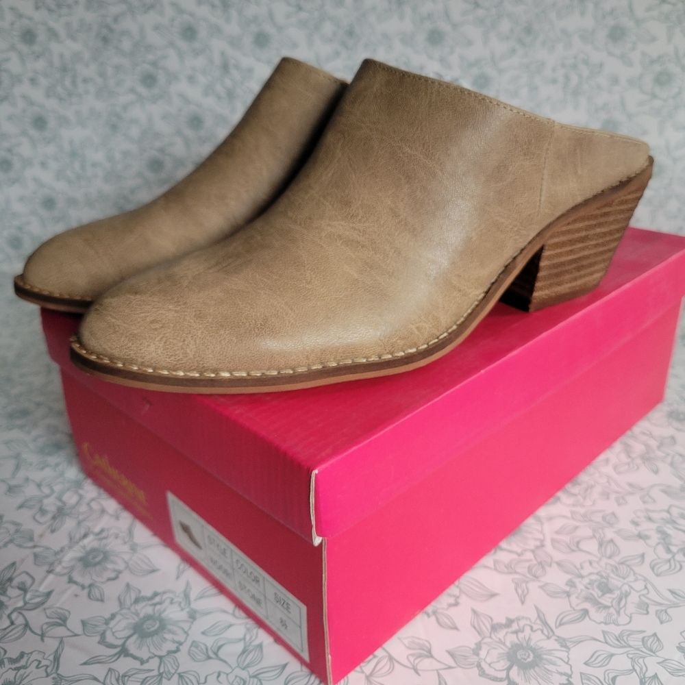 NIB Catherine Malandrino Woori Block Heel Mule | 8.5
